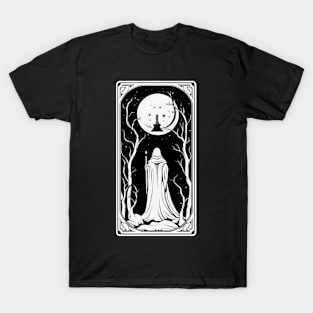 Hermit Tarot Card Astrology Occult Mystical T-Shirt